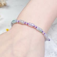 【好事花生】冰種翡翠好事花生編織手鍊 | 天然緬甸A貨翡翠|送禮
