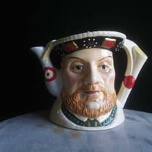 【老時光 OLD-TIME】早期少見英國亨利八世限量陶瓷紀念壺