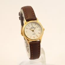 CITIZEN CLUB LA MER レディース腕時計 QUARTZ 24mm Round Shape Beige Dial 手錶 古董錶