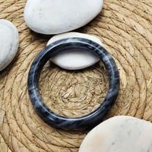 水墨青花玉手鐲 | 62圈口 | 一品一拍