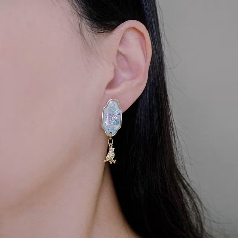 耳環 | Shell Golden Winged 璀璨金翼