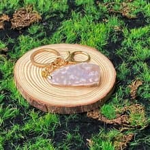 櫻花瑪瑙 |天然風景原石 | 鑰匙圈 | 旺姻緣 旺人緣 | 快速出貨