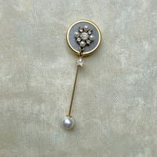 復古系列胸針帽針 | 雪花星鑽綴飾 | 交換禮物