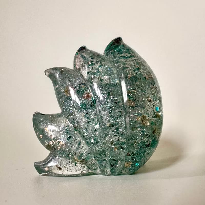 【浪漫時光屋】祖母綠金箔靈狐