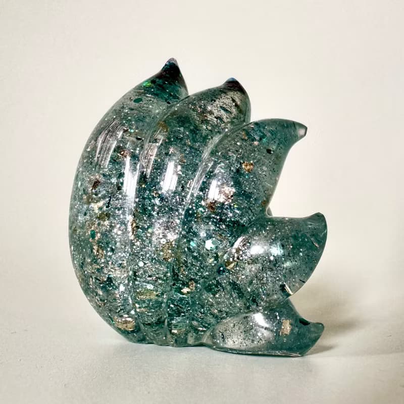 【浪漫時光屋】祖母綠金箔靈狐
