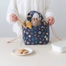 束口便當袋/經典花色/沉穩藍/經典新色IV