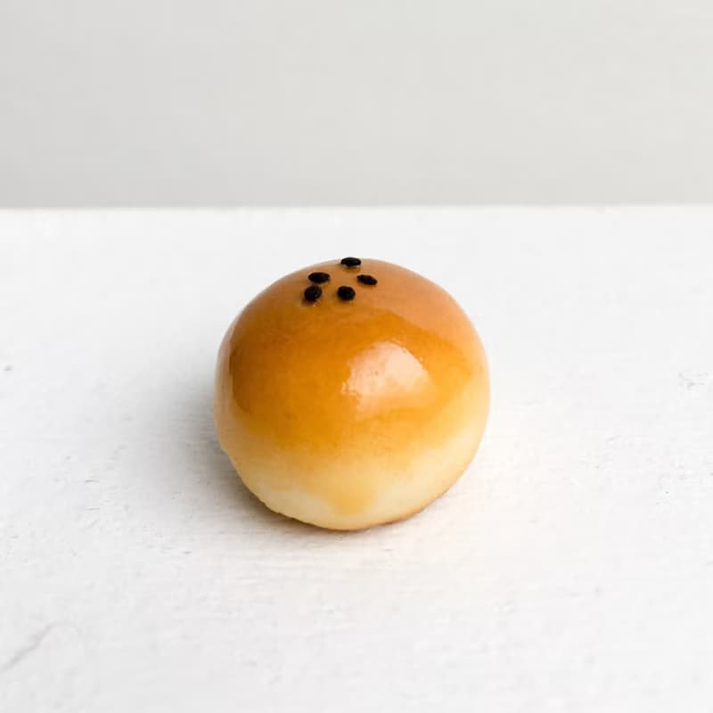 蛋黃酥 完整未切 耳環 單耳 中秋月餅ダンファンス