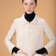 小香風拉鍊洋裝