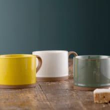 Belleek Living 陶瓷雙色馬克杯3入組 300ml 入厝禮