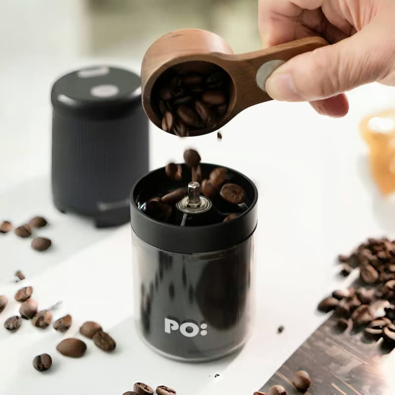 【手沖咖啡】电動磨豆機 不銹鋼磨芯 陶瓷磨芯 輕便易操作 聖誕禮