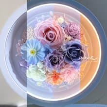 【那些花】永生花無線充電檯燈/桌燈/三合一功能/藍芽音箱