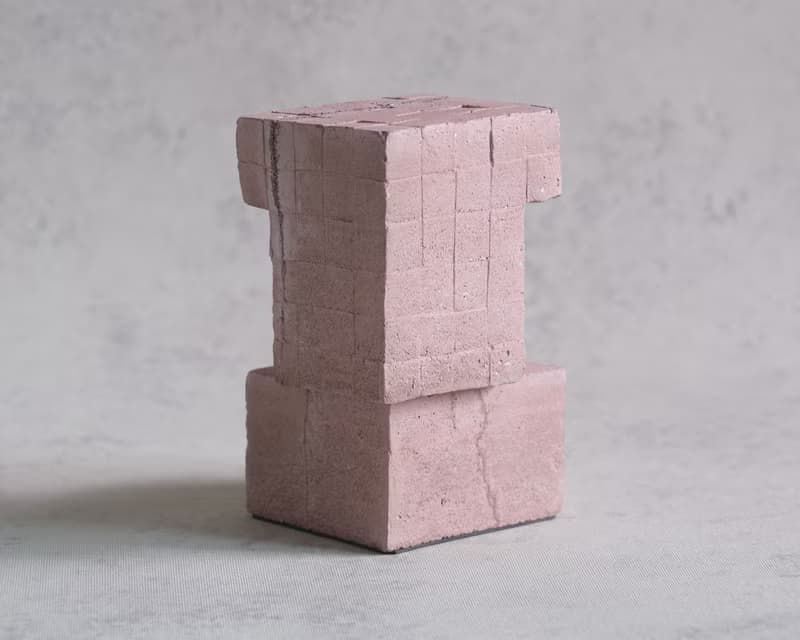 Concrete Bookend Quadrangle Nutmeg Sold as a single