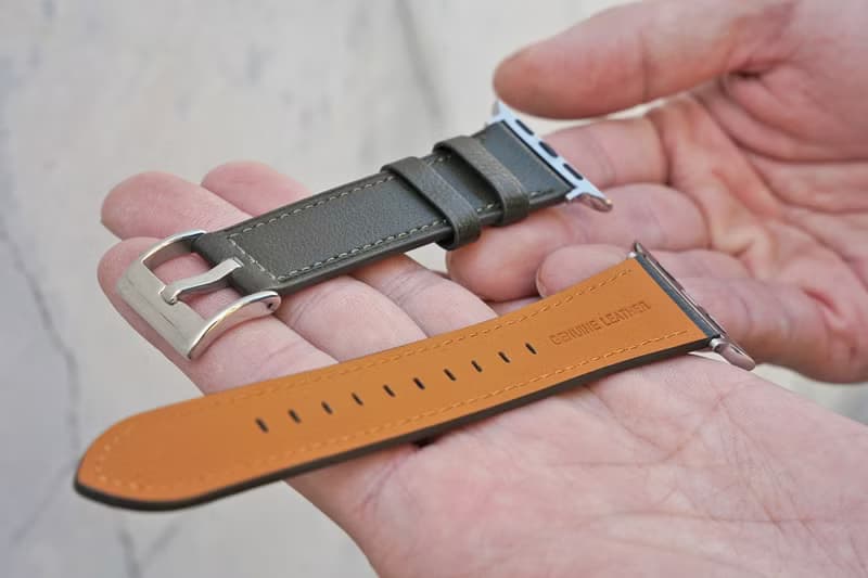 【優惠出清】Apple watch皮革錶帶 (免費錶扣刻字)  多色可選