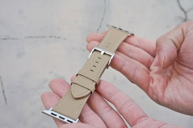 【優惠出清】Apple watch皮革錶帶 (免費錶扣刻字)  多色可選
