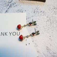 聖誕交換禮物麋鹿鈴鐺耳釘耳飾Earrings