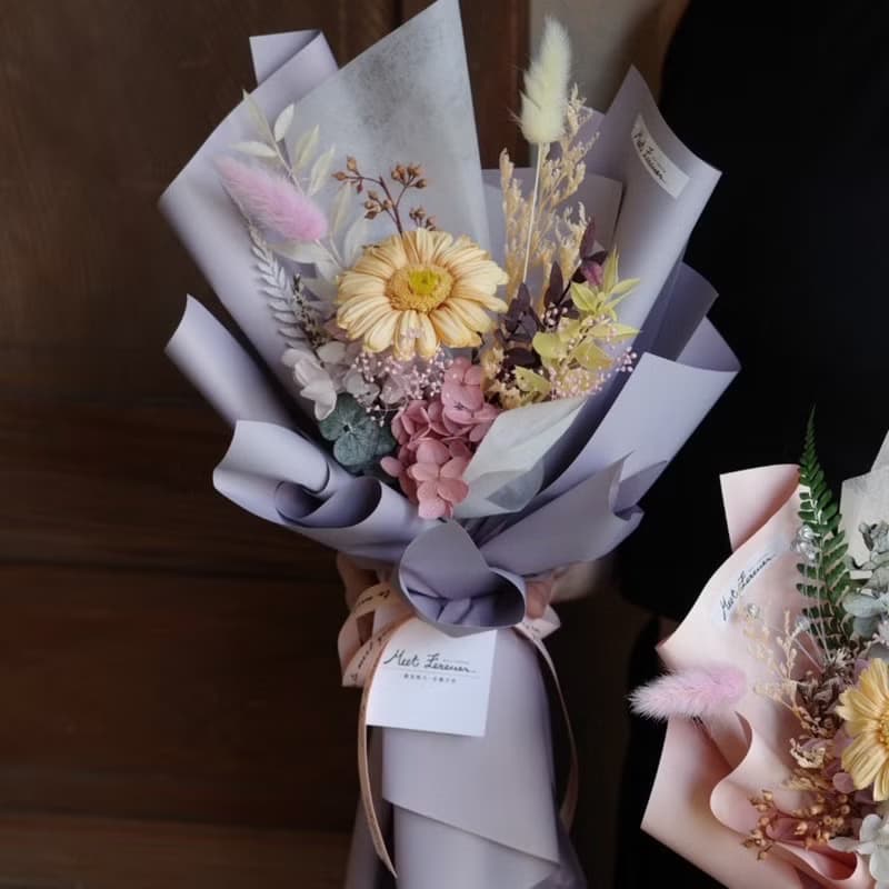 【遇見恆久】向陽之歌永生非洲菊花束 共2款