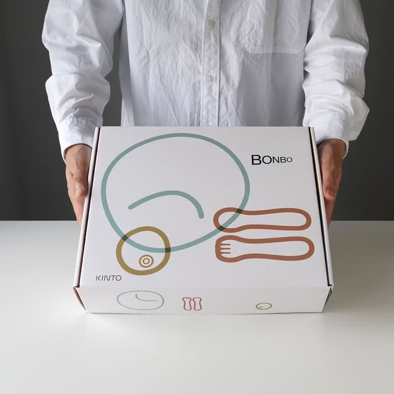 日本KINTO BONBO吸管杯餐盤4件組 / 共3色