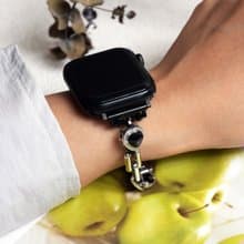 APPLE WATCH - 【Black Temperature】質感不鏽鋼拼接錶帶