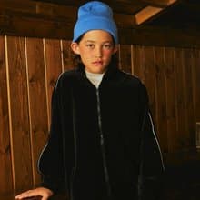 Velour Zip-Up_Black