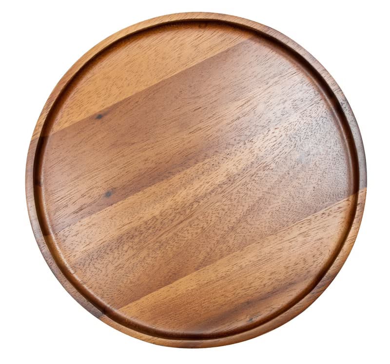 Islandoffer島嶼製作 泰國製造 相思木圓碟 10寸 (一件)