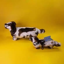 【長狗DooooooG 】乳牛大理石臘腸玩偶/臘腸狗/臘腸/情人節禮物