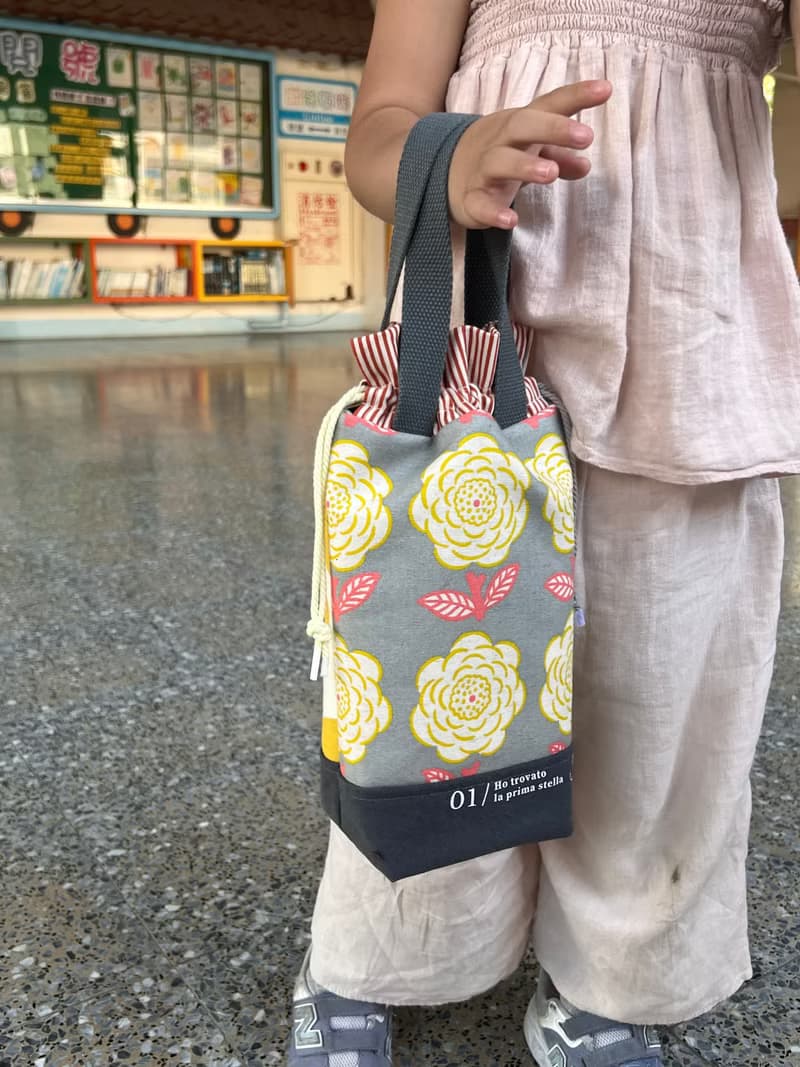 【現貨】晨曦星語/雙拼款飲料杯提袋/環保提袋