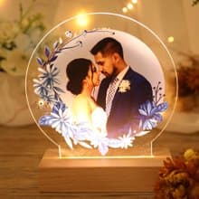 【M.U工坊】結婚禮物/訂製小夜燈/書約夜燈/照片夜燈/壓克力夜燈