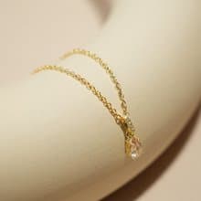 十一月誕生石 黃水晶項鍊