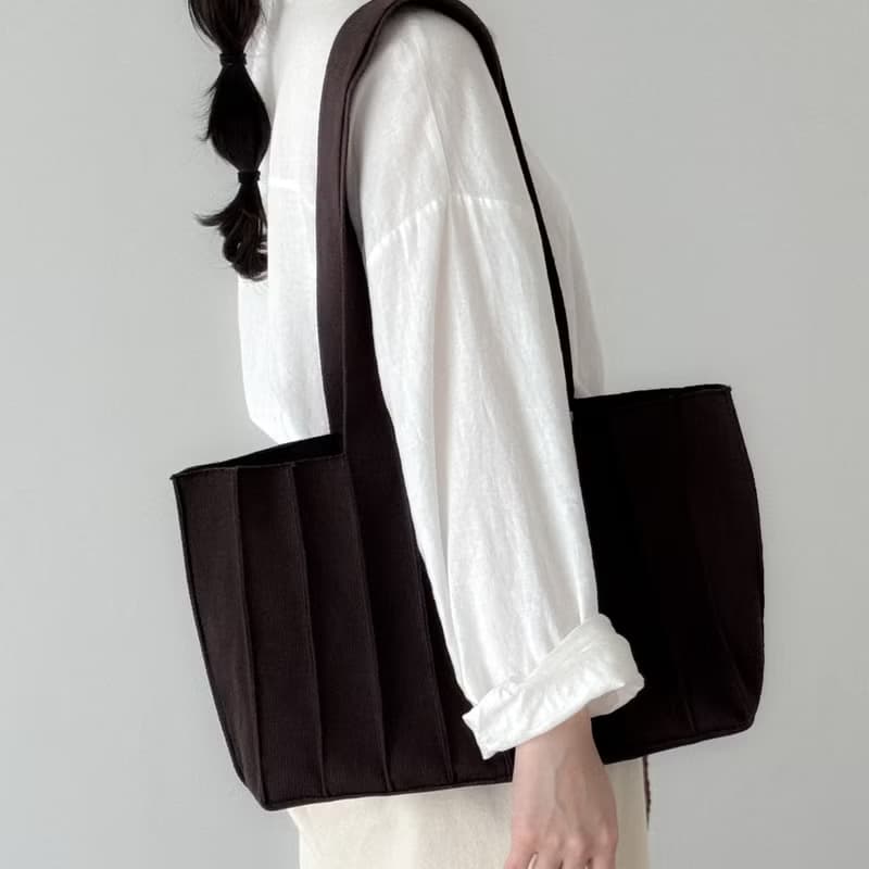 Weave_Large shoulder_brown