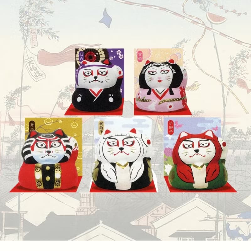 江戶御緣物語 歌舞梨貓系列 招財貓