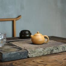 送禮紫砂壺茶壺文旦 全手工  段泥 160ml 14孔 全手工  形态圆润