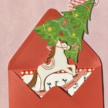 Christmas ornament and card set
