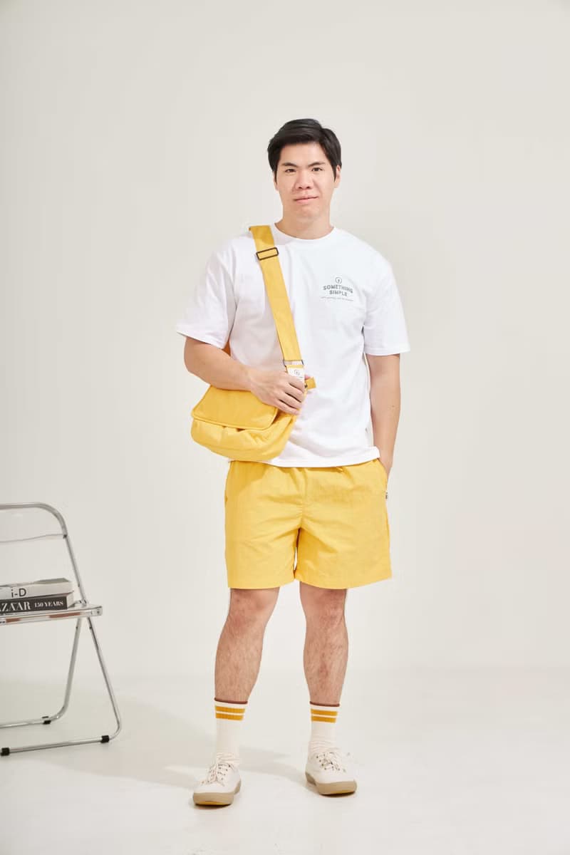 KRATIK - MEN nylon shorts (yellow)