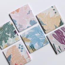 蕨色陶瓷杯墊-6件組| 吸水杯墊 杯墊 結婚禮物 隔熱墊 禮物 畢業