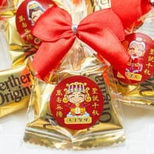 Q版神明祝壽 偉特糖(太妃糖) 2入糖果包 中壇元帥 媽祖 土地公