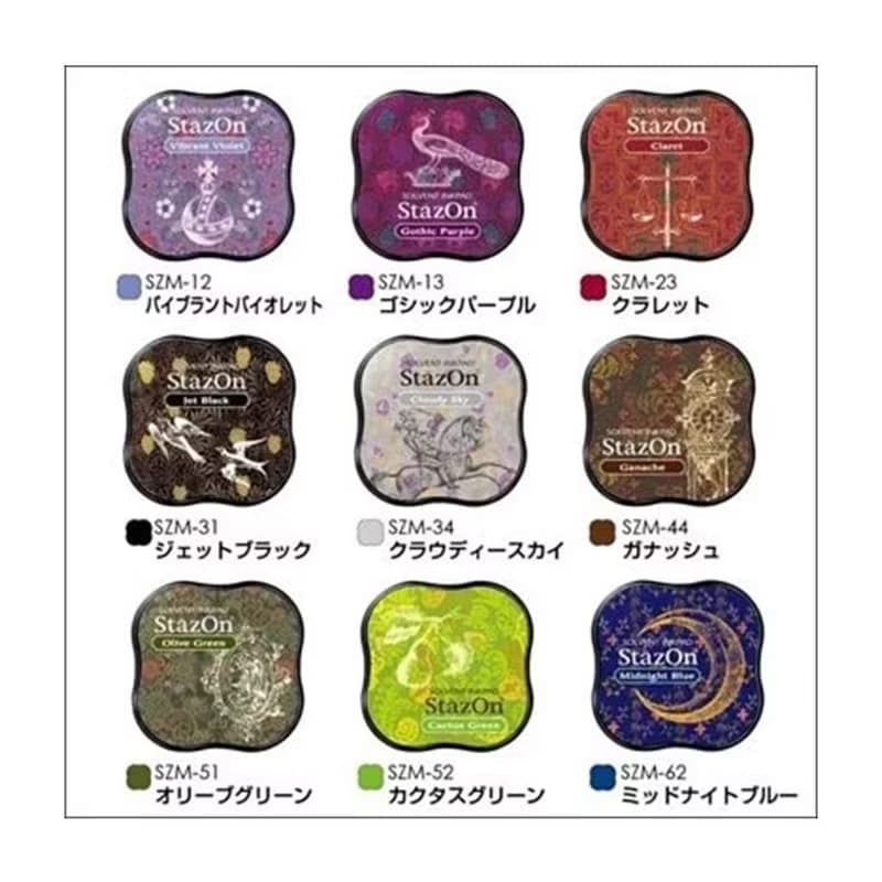【TSUKINEKO 日本月貓】油性迷你印台 甘納許巧克力