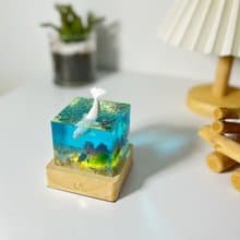 Resin Light 海洋手工樹脂擺件/ 環氧樹脂工藝品/海洋世界禮物