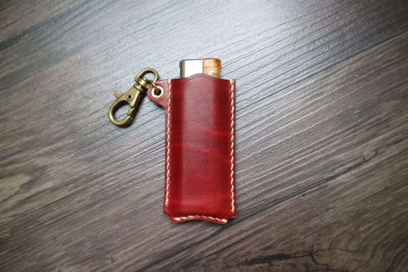 藝創小間 | 植鞣革 真皮 手染 手縫 打火機套