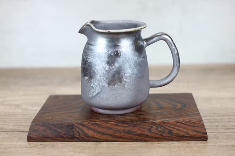 【母親節禮物】天然落灰 柴燒茶海 公道杯 名家葉敏祥手作 280ml