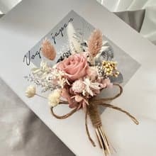 永生花胸花  婚禮胸花 自然花徑胸花 自然風