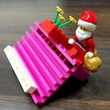 【聖誕禮盒】 積木手機架 六段角度調整 相容樂高LEGO 可愛禮物