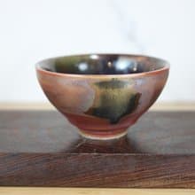 【送禮好物】120ml 天目釉 柴燒茶杯 茶碗 鶯歌名家葉敏祥作品