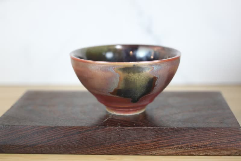 【送禮好物】120ml 天目釉 柴燒茶杯 茶碗 鶯歌名家葉敏祥作品