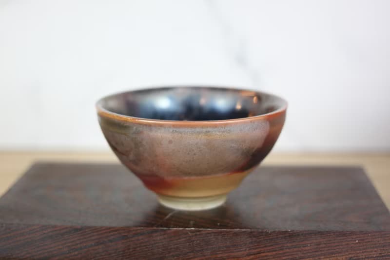 【送禮好物】120ml 天目釉 柴燒茶杯 茶碗 鶯歌名家葉敏祥作品