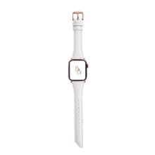 Apple Watch 米白 斜角油蠟 真皮 皮革 手錶 錶帶