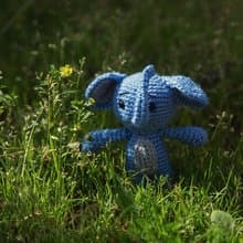 Crochet elephant, Crochet elephant 3,5 inch Stuffed toy, elephant toy