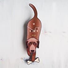 D-62 拉布拉多寻回犬(巧克力色) - 動物造型鐘擺鐘