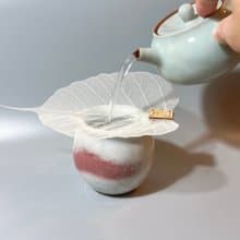 純手工菩提葉茶濾 / 真正的菩提葉子 / 小平凡手作