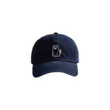 CHILL CAT EMBROIDERY HAT / 口水貓刺繡Cap帽 5色洗水 男女同款
