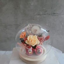 現貨 必勝合格-祝福玻璃花盅 永生花盅罩